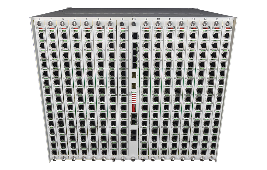 飛暢科技-960路電話光端機（8U 19英寸，SFP 1+1光備份）